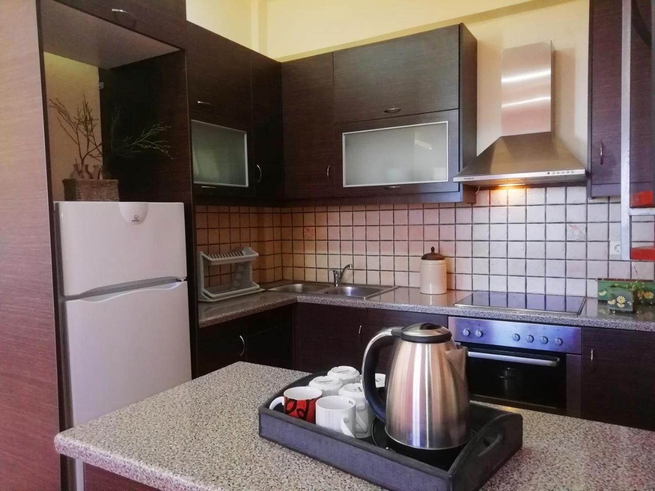 Point Twins Apartments Vrontádos Eksteriør bilde