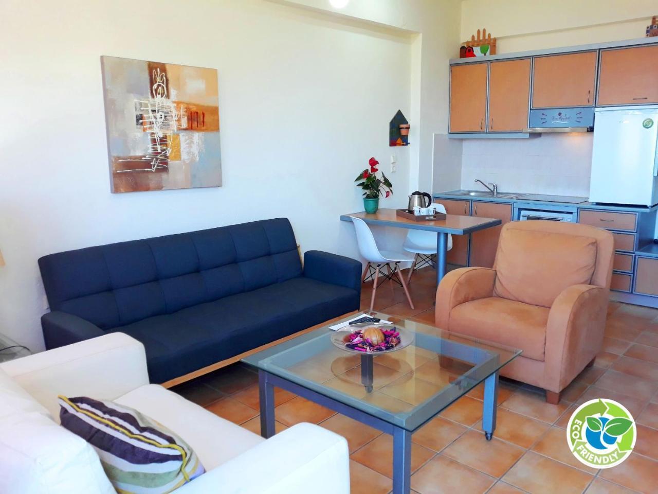 Point Twins Apartments Vrontádos Eksteriør bilde