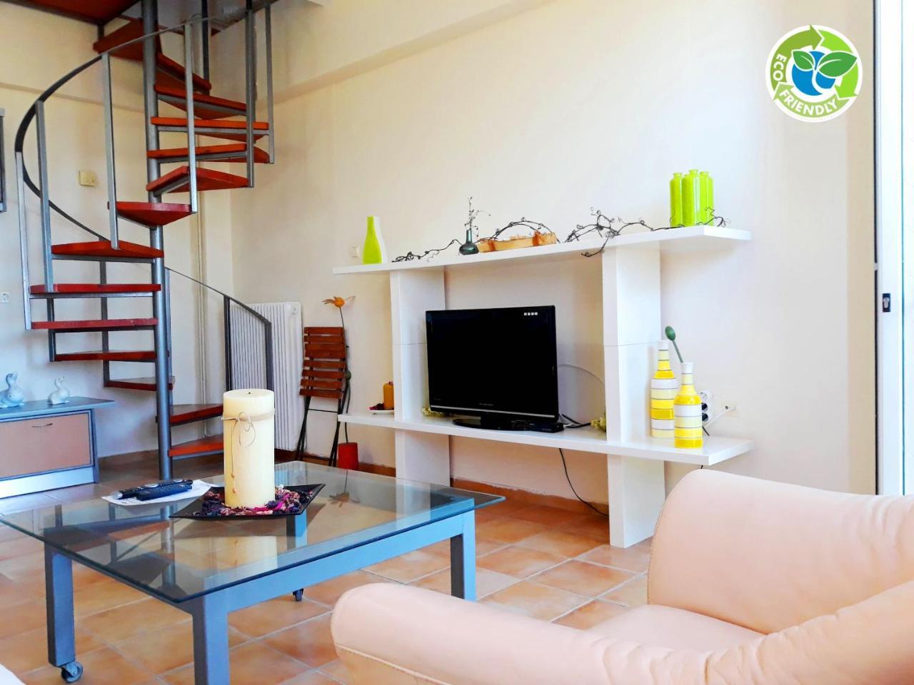 Point Twins Apartments Vrontádos Eksteriør bilde